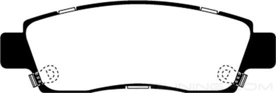 Picture of Greenstuff 6000 Series Truck and SUV Rear Brake Pads