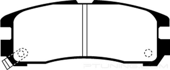 Picture of Greenstuff 2000 Series Sport Rear Brake Pads