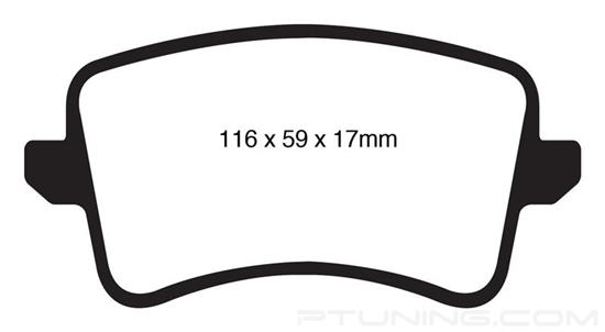 Picture of Greenstuff 2000 Series Sport Rear Brake Pads