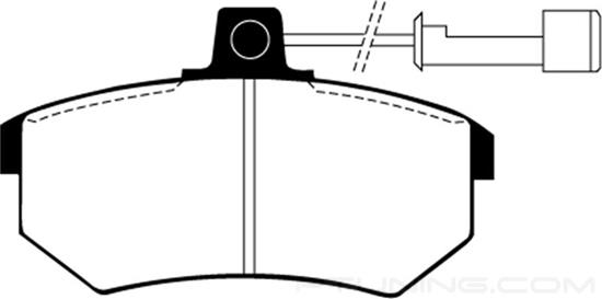 Picture of Greenstuff 2000 Series Sport Front Brake Pads