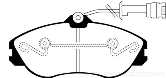 Picture of Greenstuff 2000 Series Sport Front Brake Pads