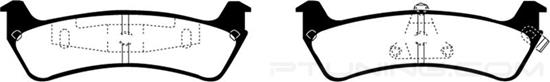 Picture of Greenstuff 6000 Series Truck and SUV Rear Brake Pads