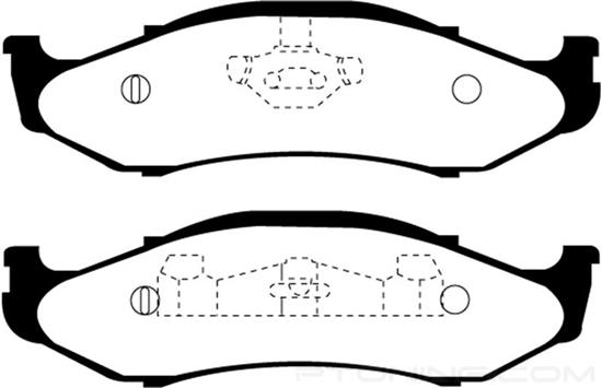 Picture of Greenstuff 6000 Series Truck and SUV Front Brake Pads