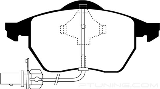 Picture of Greenstuff 2000 Series Sport Front Brake Pads