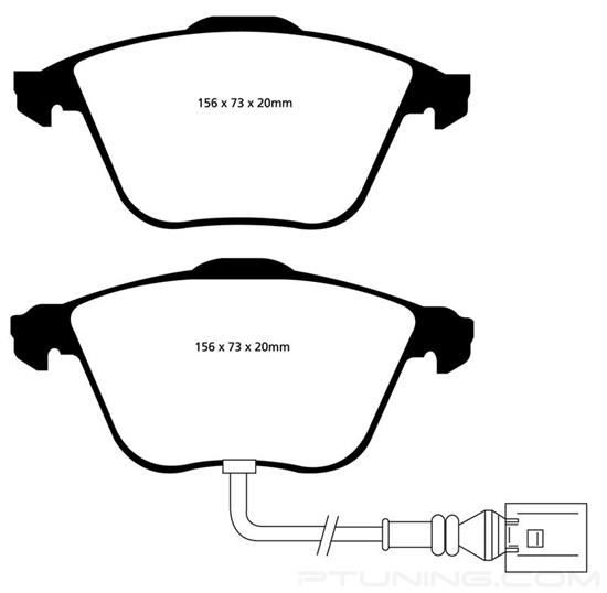 Picture of Greenstuff 2000 Series Sport Front Brake Pads