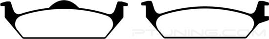 Picture of Greenstuff 6000 Series Truck and SUV Rear Brake Pads