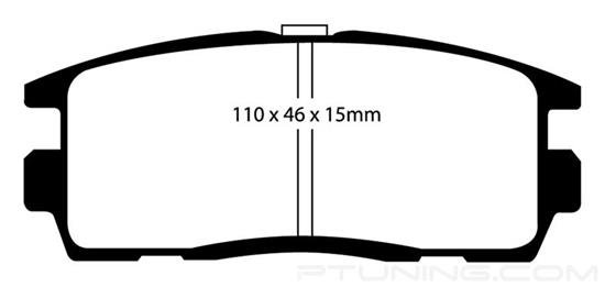 Picture of Greenstuff 6000 Series Truck and SUV Rear Brake Pads
