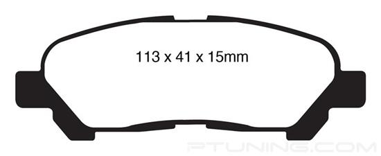 Picture of Greenstuff 6000 Series Truck and SUV Rear Brake Pads