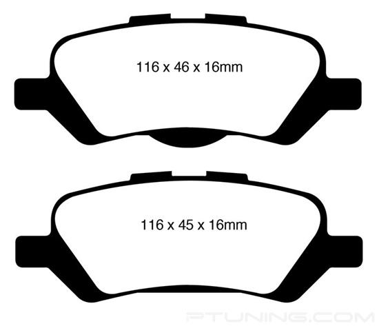 Picture of Greenstuff 6000 Series Truck and SUV Rear Brake Pads