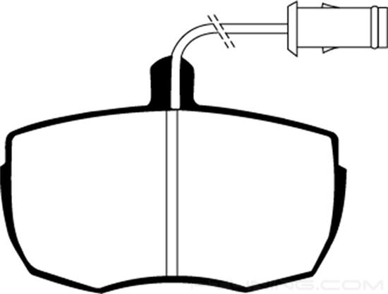 Picture of Greenstuff 6000 Series Truck and SUV Front Brake Pads
