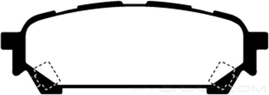 Picture of Greenstuff 2000 Series Sport Rear Brake Pads