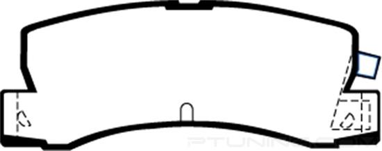 Picture of Greenstuff 2000 Series Sport Rear Brake Pads