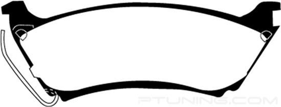 Picture of Greenstuff 6000 Series Truck and SUV Rear Brake Pads