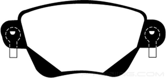 Picture of Redstuff Ceramic Low Dust Rear Brake Pads