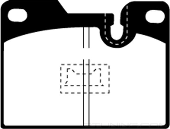 Picture of Redstuff Ceramic Low Dust Rear Brake Pads
