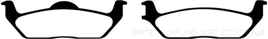 Picture of Ultimax OEM Replacement Rear Brake Pads