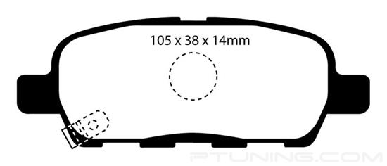 Picture of Ultimax OEM Replacement Rear Brake Pads