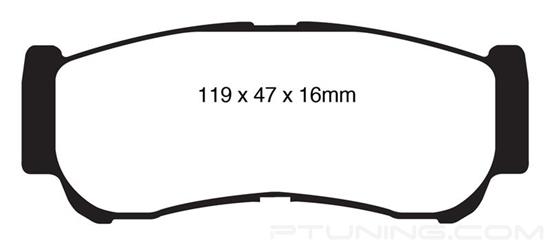 Picture of Greenstuff 6000 Series Truck and SUV Rear Brake Pads