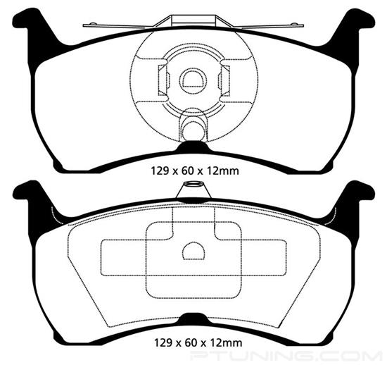 Picture of Yellowstuff Rear Brake Pads