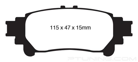 Picture of Greenstuff 6000 Series Truck and SUV Rear Brake Pads