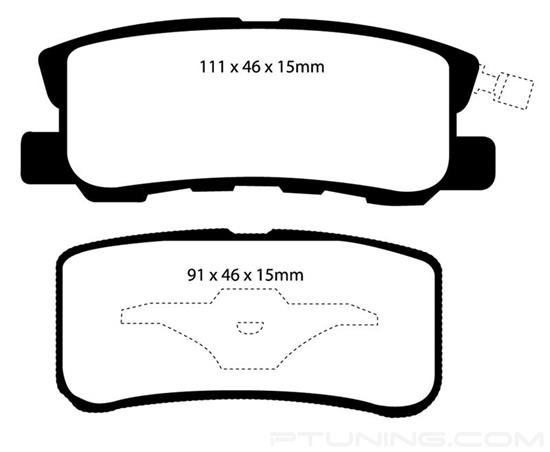 Picture of Redstuff Ceramic Low Dust Rear Brake Pads