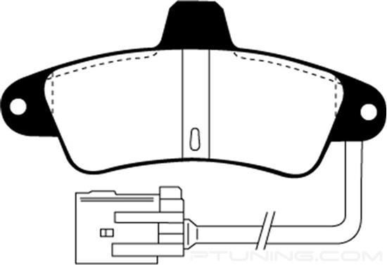 Picture of Redstuff Ceramic Low Dust Rear Brake Pads