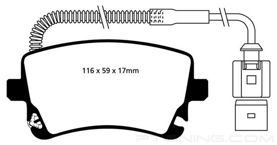 Picture of Ultimax OEM Replacement Rear Brake Pads
