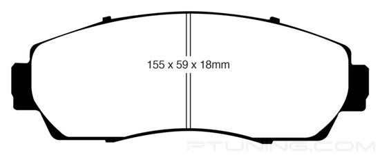 Picture of Ultimax OEM Replacement Front Brake Pads