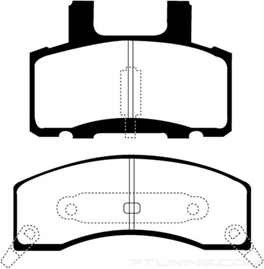 Picture of Ultimax OEM Replacement Front Brake Pads