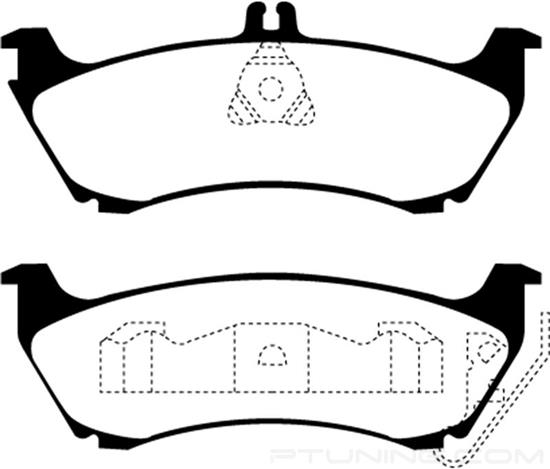 Picture of Redstuff Ceramic Low Dust Rear Brake Pads