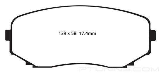 Picture of Redstuff Ceramic Low Dust Front Brake Pads