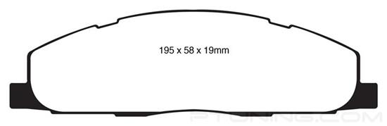 Picture of Ultimax OEM Replacement Rear Brake Pads