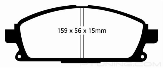 Picture of Ultimax OEM Replacement Front Brake Pads