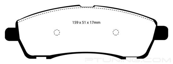 Picture of Yellowstuff Rear Brake Pads