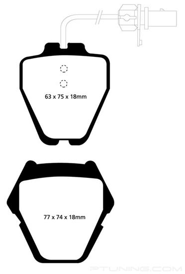 Picture of Ultimax OEM Replacement Front Brake Pads