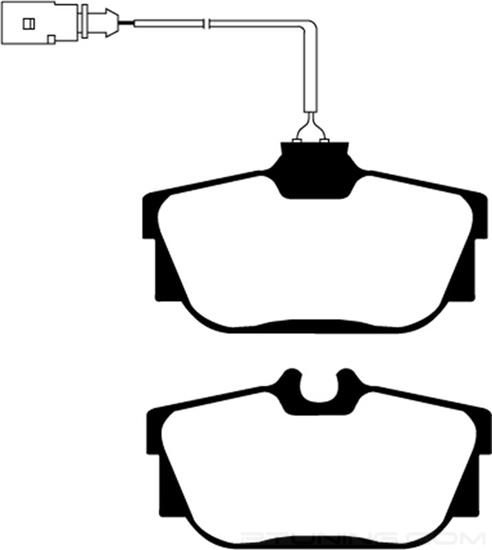 Picture of Ultimax OEM Replacement Rear Brake Pads