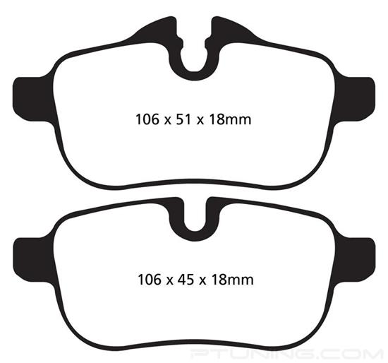 Picture of Greenstuff 2000 Series Sport Rear Brake Pads