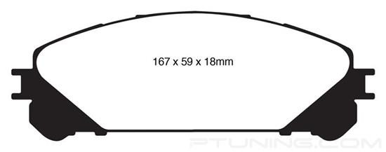 Picture of Greenstuff 6000 Series Truck and SUV Front Brake Pads