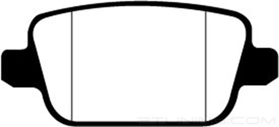 Picture of Greenstuff 6000 Series Truck and SUV Rear Brake Pads