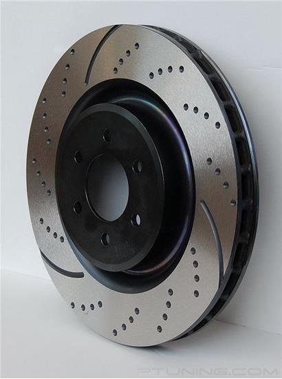Picture of 3GD Series Sport Dimpled and Slotted Vented 1-Piece Front Brake Rotors