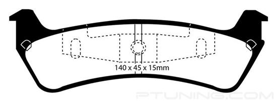 Picture of Yellowstuff Rear Brake Pads