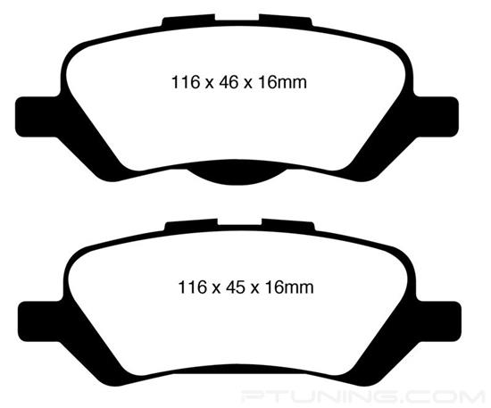 Picture of Redstuff Ceramic Low Dust Rear Brake Pads