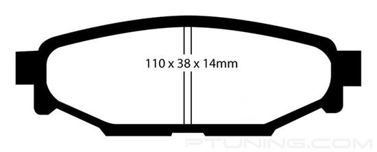 Picture of Ultimax OEM Replacement Rear Brake Pads