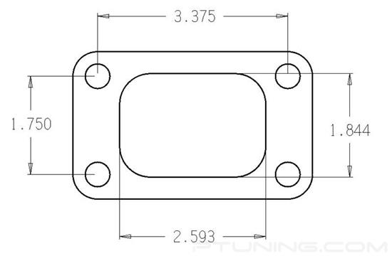 Picture of Turbo Flange Gasket - T3/T4