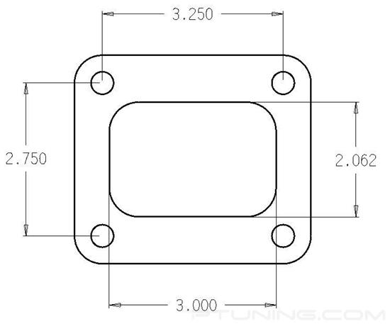 Picture of Stainless Steel Turbo Flange Gasket