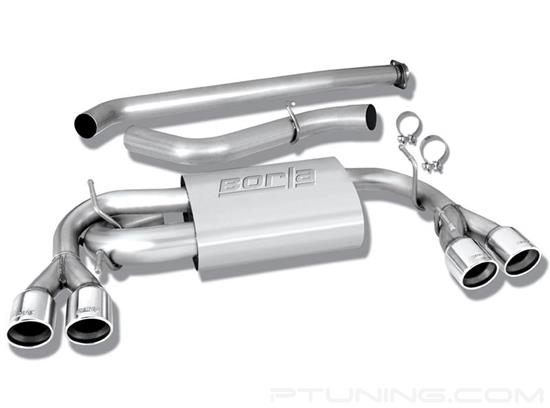 Picture of S-Type Stainless Steel Cat-Back Exhaust System with Quad Rear Exit