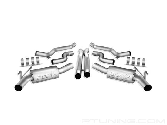 Picture of S-Type Stainless Steel Cat-Back Exhaust System with Split Rear Exit
