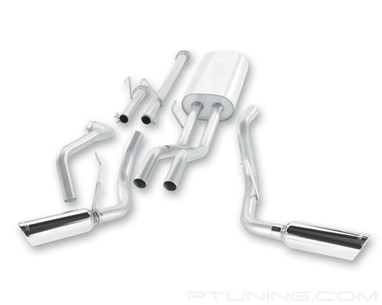 Picture of Touring Stainless Steel Cat-Back Exhaust System with Split Side Exit