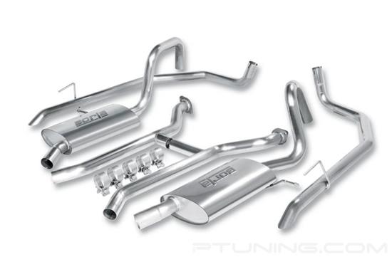 Picture of Touring Stainless Steel Cat-Back Exhaust System with Split Rear Exit