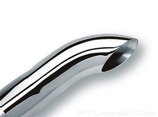 Picture of Stainless Steel Turndown Clamp-On Polished Exhaust Tip (3" Inlet, 3" Outlet, 9" Length)